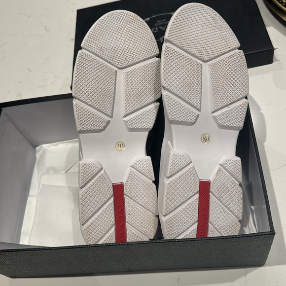 Prada mesh lace sneakers brand new never worn only tried on once .. - Picture 8 of 10